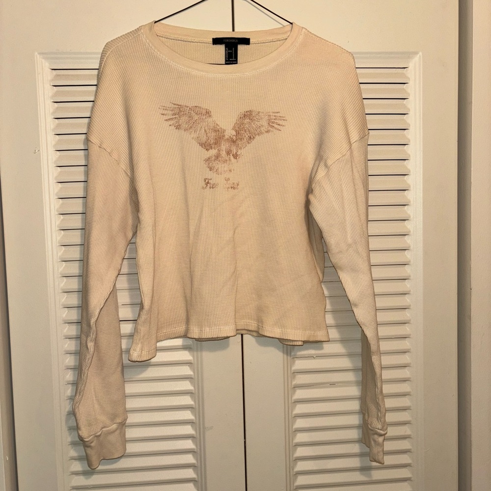 PRICE DROP | F21 Eagle Long Sleeve Top